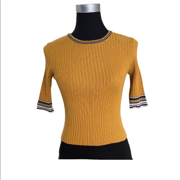 MUSTARD RETRO KNIT - Picture 2 of 5